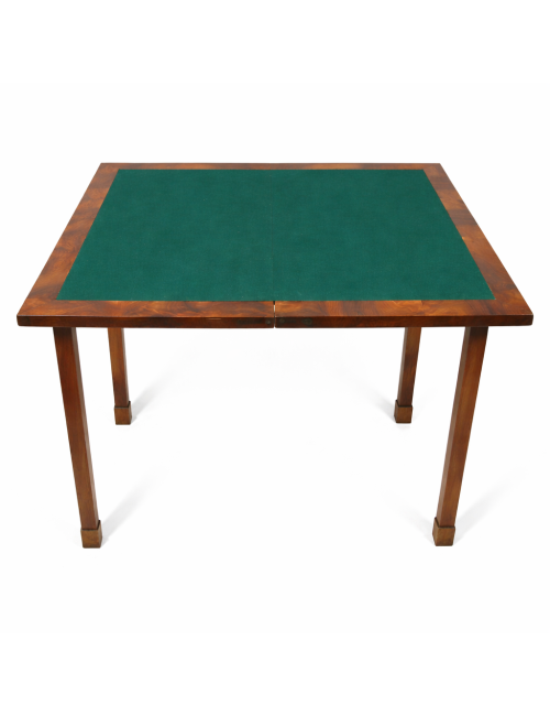 Walnut briar game table - L.XVI Italy Lombardy