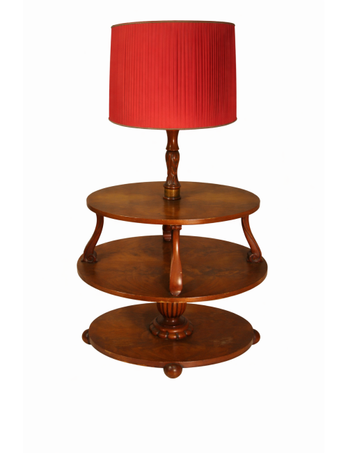 2-storey mahogany planter/table - English 19th century