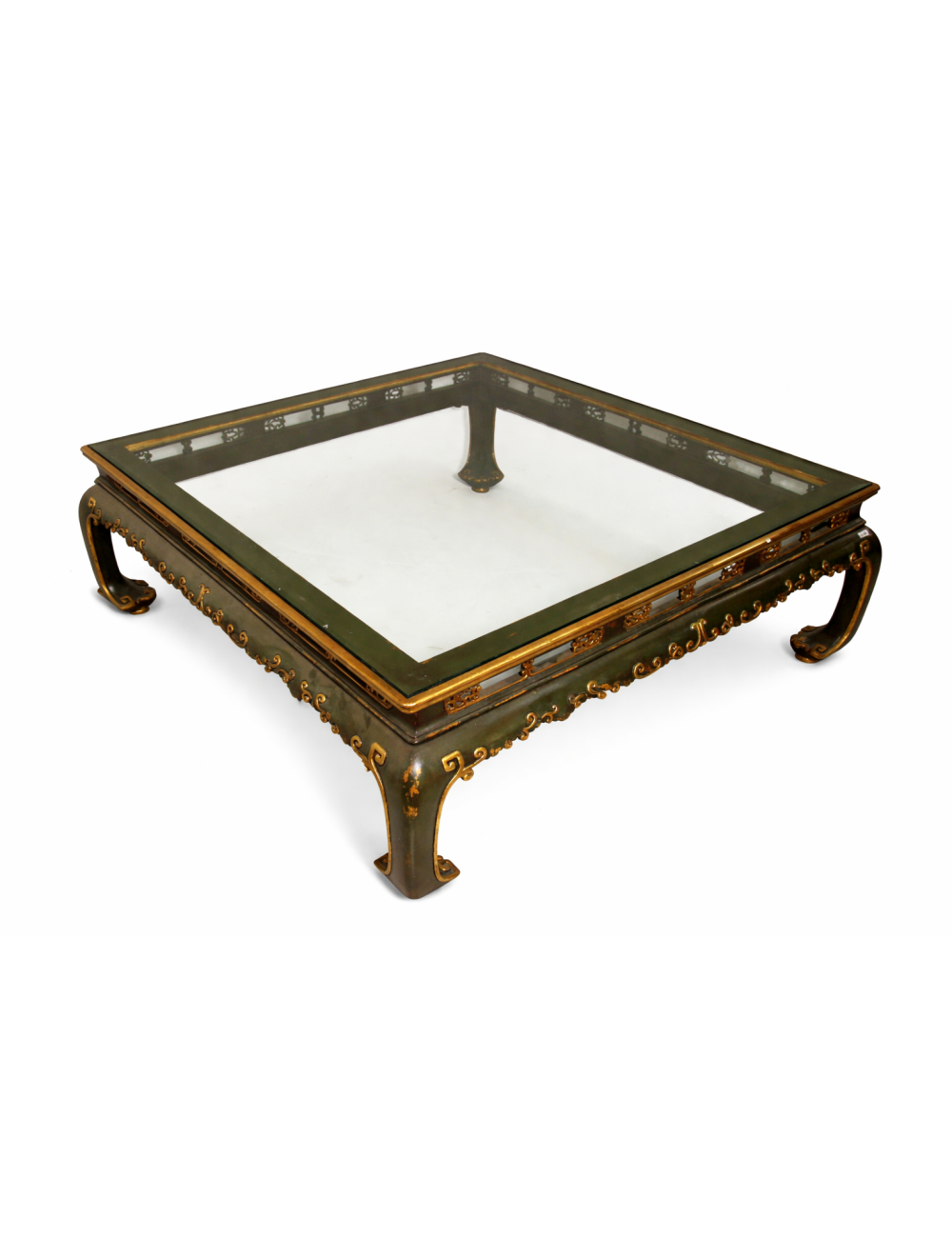 Green/gold Chinese-style coffee table ns modern sample