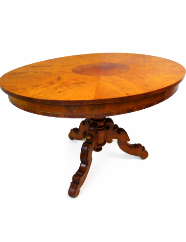 Oval coffee table birch root - Sweden