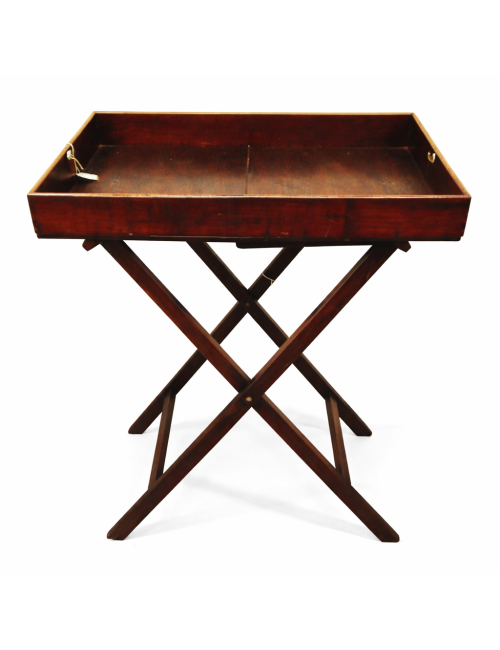 Side table with tray- English Victorian Modern