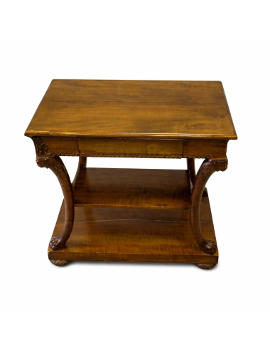 2 Modern mahogany coffee tables with drawers L44