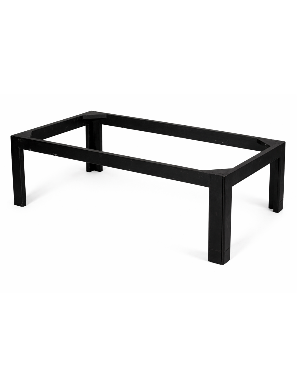 2 Modern L22 black lacquered rectangular coffee tables