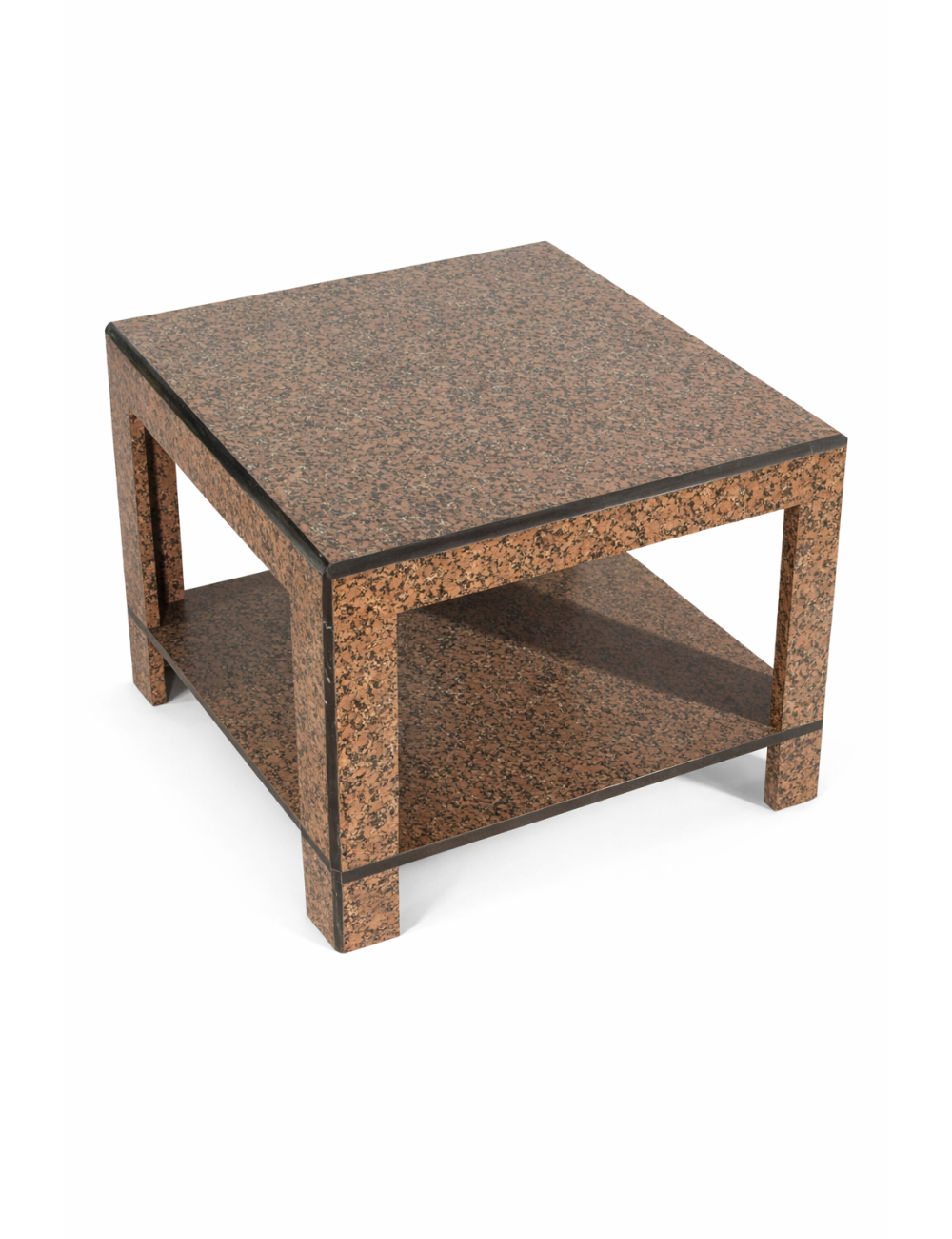 Tavolino moderno quadrato in legno