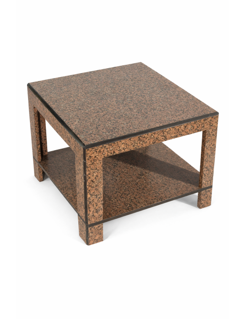 Tavolino moderno quadrato in legno