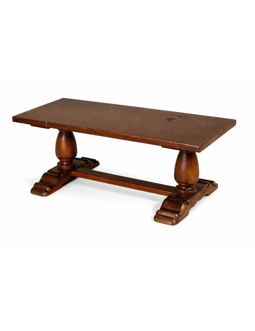 Rectangular unfinished modern coffee table