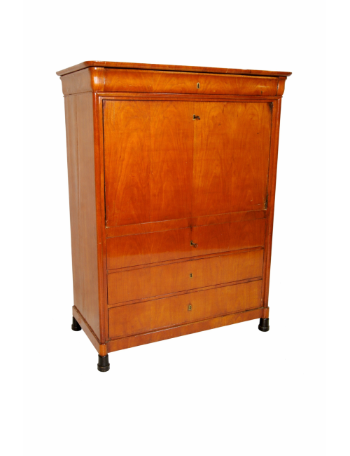 Secretaire Biedermeier in ciliegio prima metà '800