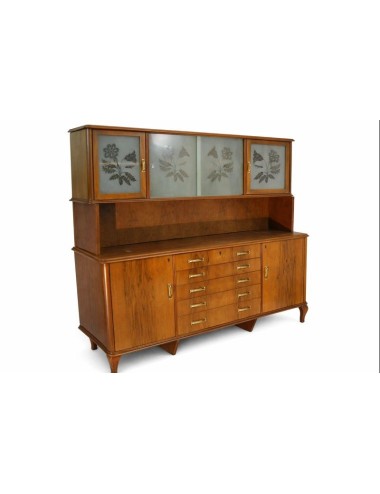 3 1950s sideboards L 132 a/ cm243x243hx54 - b/cm. 243x54x98h-c/cm. 310x54x98h