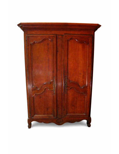 Cherry wardrobe with French shaped doors L.XIV