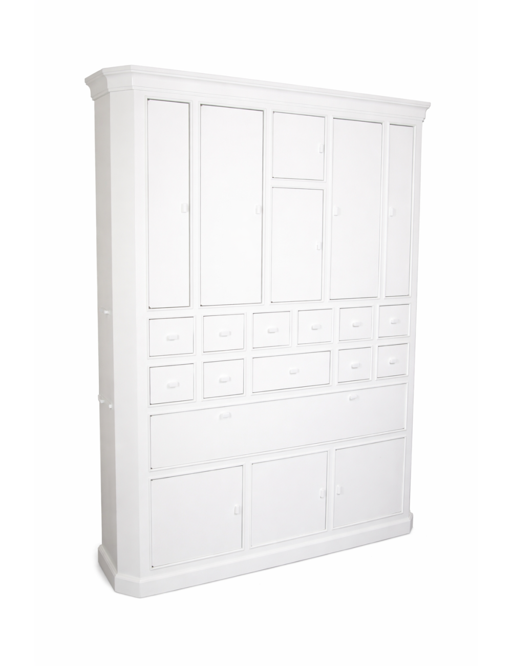 Modern wardrobe with drawers and doors