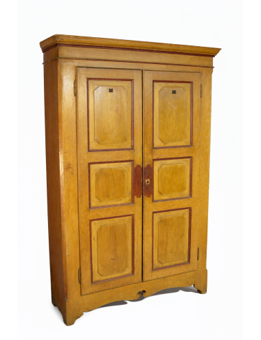 Yellow lacquered wardrobe - Lombardy 19th century