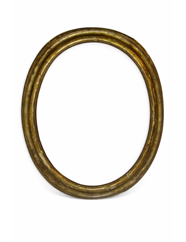Mirror/Oval frame only gold